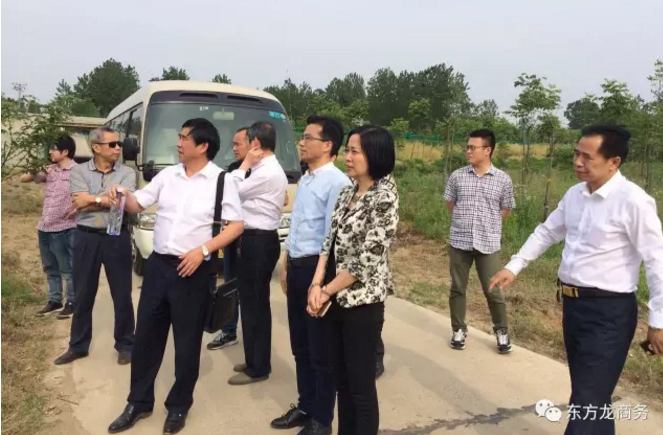 陪同通用航空投資選址項目方考察安徽天長市，簽訂百億項目投資意向協議